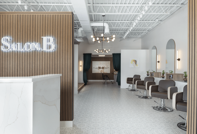 Salon front