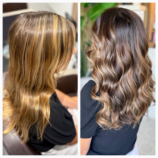 Dimensional Brunette Hair Color