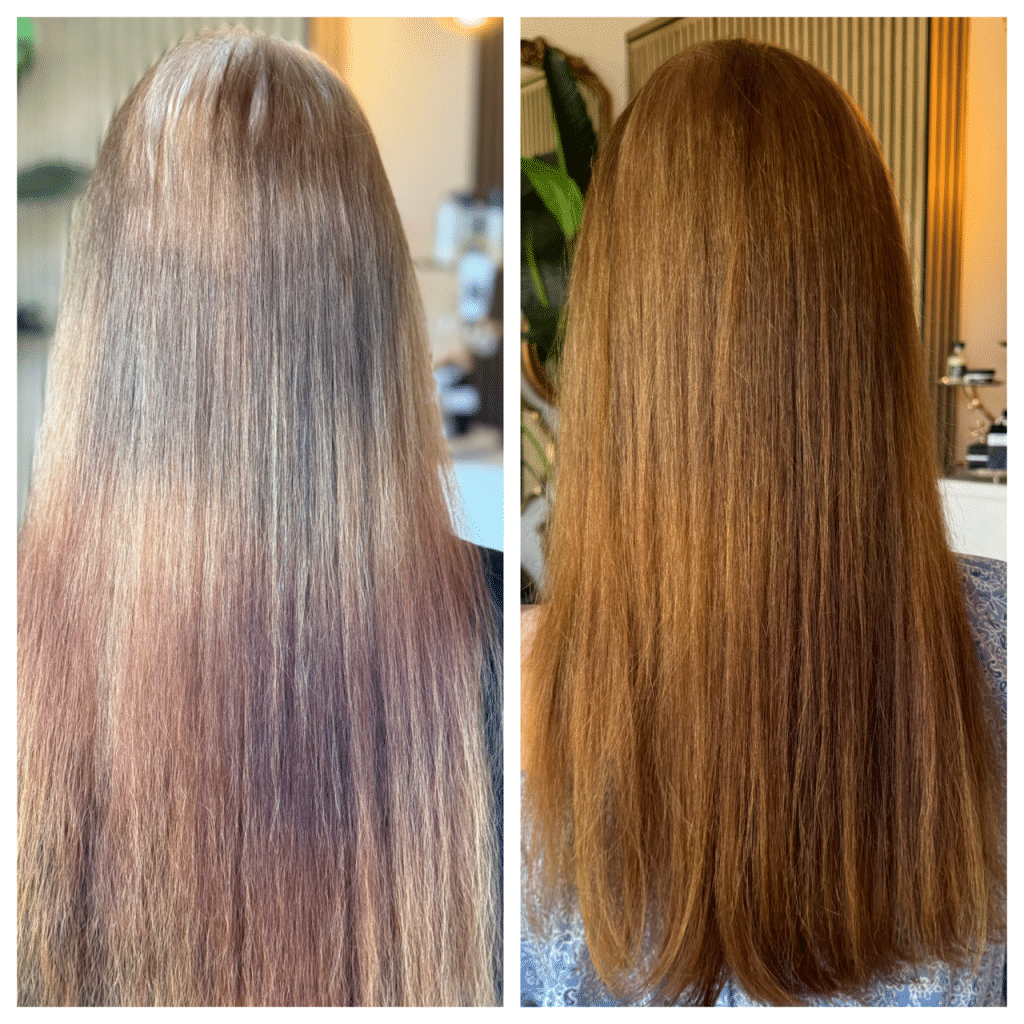 Professional corrective hair color
